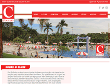 Tablet Screenshot of countryclubedegoias.com.br